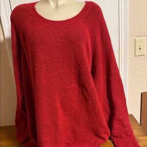 Torrid Vibrant Red Crew Neck Sweater